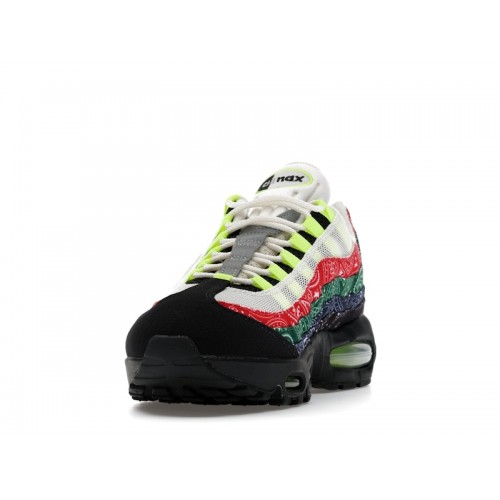 Nike Air Max 95 OG Big Bubble - Paisley Neon - мужская сетка размеров