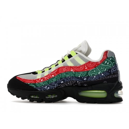 Nike Air Max 95 OG Big Bubble - Paisley Neon - мужская сетка размеров