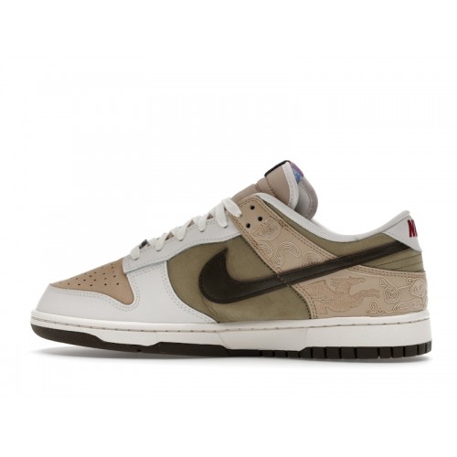 Nike Dunk Low Pegasus Pack Linen Phantom - мужская сетка размеров