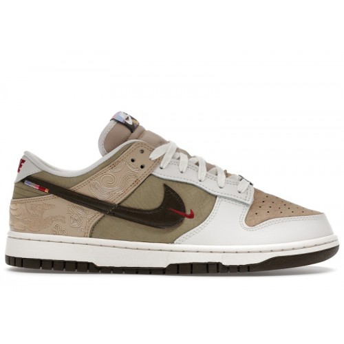 Nike Dunk Low Pegasus Pack Linen Phantom - мужская сетка размеров