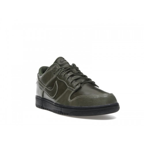 Nike Dunk Low Retro Premium Army Olive Black - мужская сетка размеров