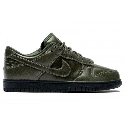 Nike Dunk Low Retro Premium Army Olive Black - мужская сетка размеров