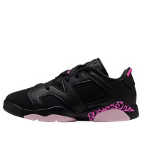 Детские Jordan 6 Retro Low Black Fierce Pink (PS)