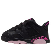 Малышам Jordan 6 Retro Low Black Fierce Pink (TD)