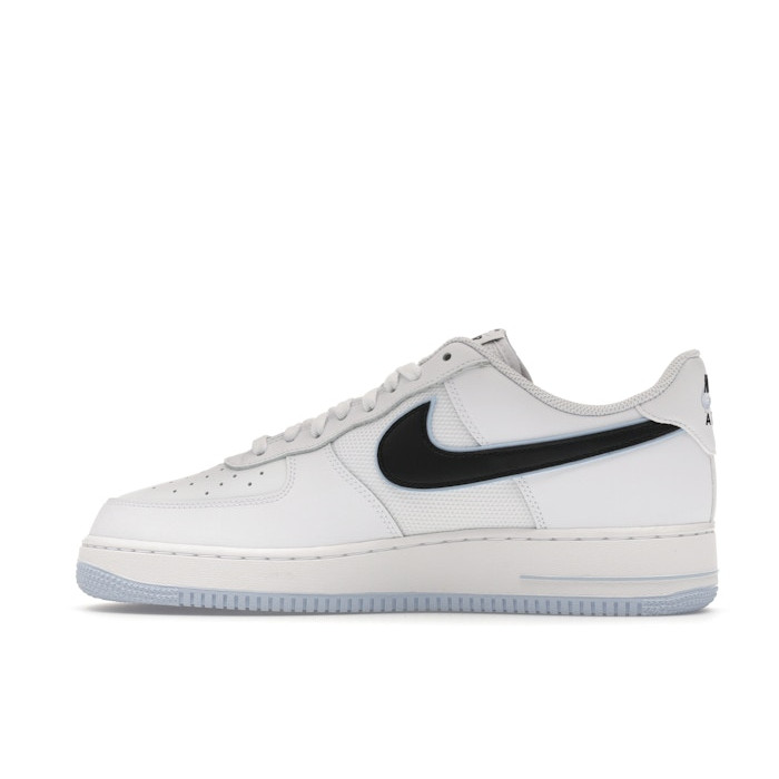 Nike Air Force 1 Low 07 White Black Hydrogen Blue - мужская сетка размеров Nike Air Force 1 Low 07 White Black Hydrogen Blue - мужская сетка размеров