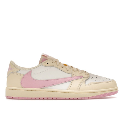 Travis Scott x Air Jordan 1 Retro Low OG Shy Pink - мужская сетка размеров