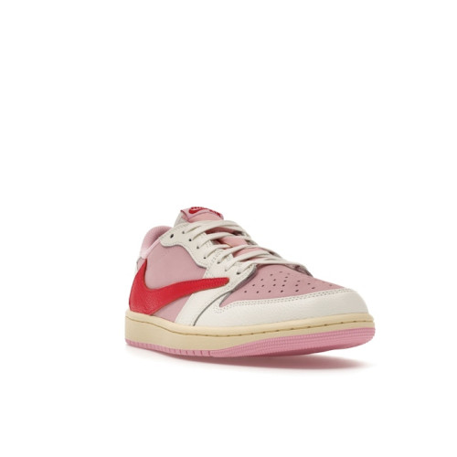 Travis Scott x Air Jordan 1 Retro Low OG Sail Tropical Pink - мужская сетка размеров