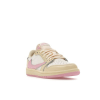 Детские Jordan 1 Retro Low OG SP Travis Scott Shy Pink (PS)