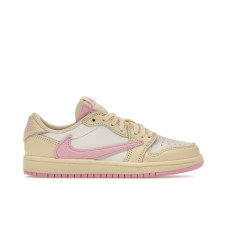 Детские Jordan 1 Retro Low OG SP Travis Scott Shy Pink (PS)