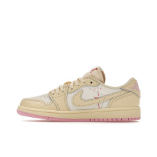 Детские Jordan 1 Retro Low OG SP Travis Scott Shy Pink (PS)