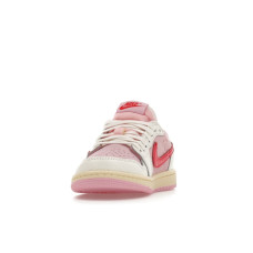 Детские Jordan 1 Retro Low OG SP Travis Scott Sail Tropical Pink (PS)