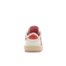 Детские Jordan 1 Retro Low OG SP Travis Scott Sail Tropical Pink (PS)