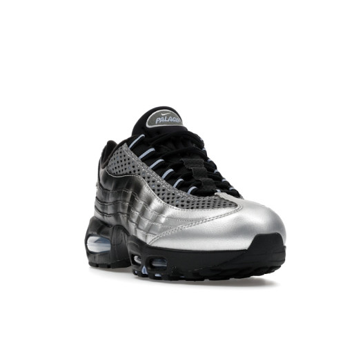 Palace x Nike Air Max 95 Big Bubble - Metallic Silver - мужская сетка размеров Palace x Nike Air Max 95 Big Bubble - Metallic Silver - мужская сетка размеров