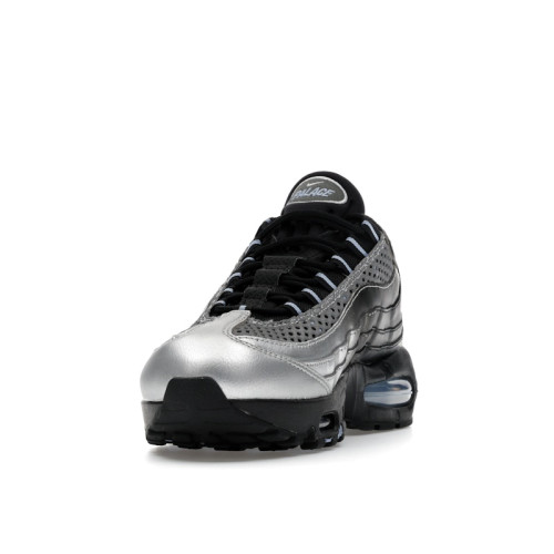 Palace x Nike Air Max 95 Big Bubble - Metallic Silver - мужская сетка размеров Palace x Nike Air Max 95 Big Bubble - Metallic Silver - мужская сетка размеров