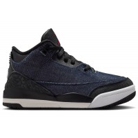 Детские Jordan 3 Retro Levi’s Indigo (PS)
