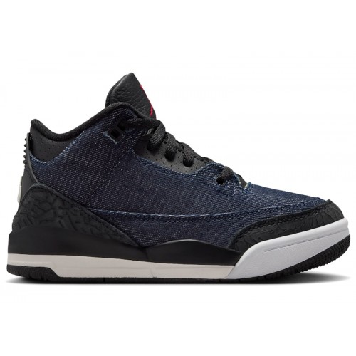 Jordan 3 Retro Levi’s Indigo (PS) - детская сетка размеров