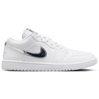 Женские Jordan 1 Low SE White Metallic Silver (W)