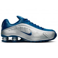 Nike Shox R4 Court Blue Metallic Silver