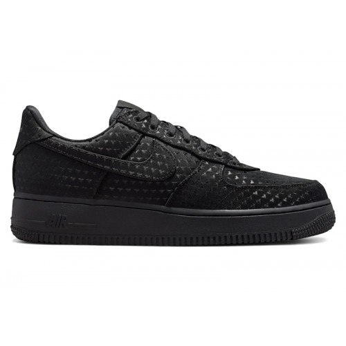 Nike Air Force 1 Low Valentines Day Triple Black (2026) - мужская сетка размеров