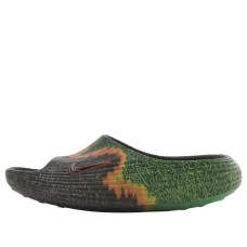 Nike ReactX Rejuven8 Slide .SWOOSH Touch Grass Dark Smoke Grey Kelly Green