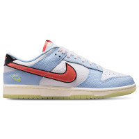 Nike Dunk Low Smiley Swoosh White Hydrogen Blue Crimson