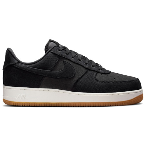 Nike Air Force 1 Low 07 LV8 Black Canvas - мужская сетка размеров