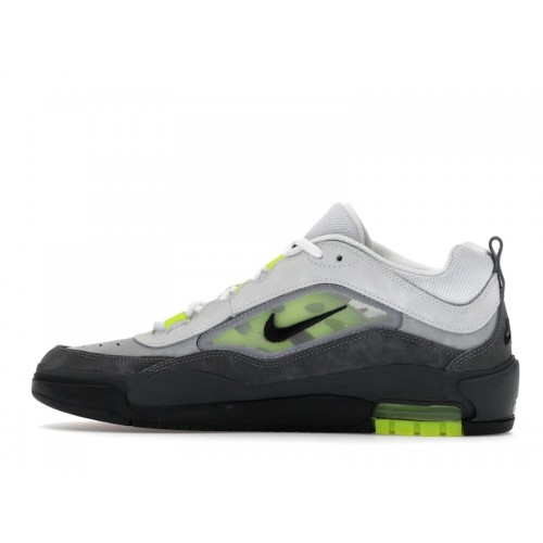 Nike Air Max Ishod Wair SB Black Neon Yellow Anthracite - мужская сетка размеров