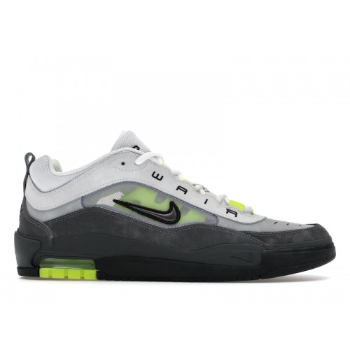 Nike Air Max Ishod Wair SB Black Neon Yellow Anthracite - мужская сетка размеров