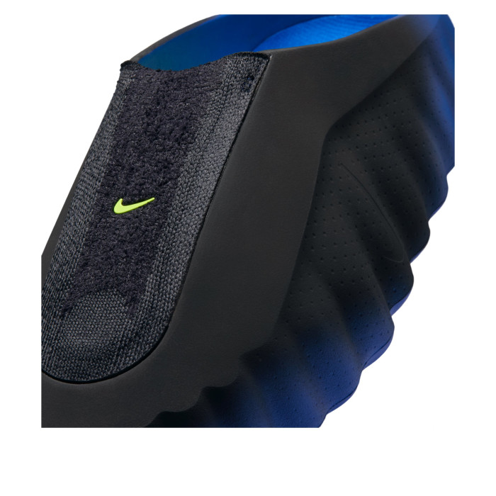Nike Mind 001 Flyknit Slide Hyper Royal Black - мужская сетка размеров Nike Mind 001 Flyknit Slide Hyper Royal Black - мужская сетка размеров