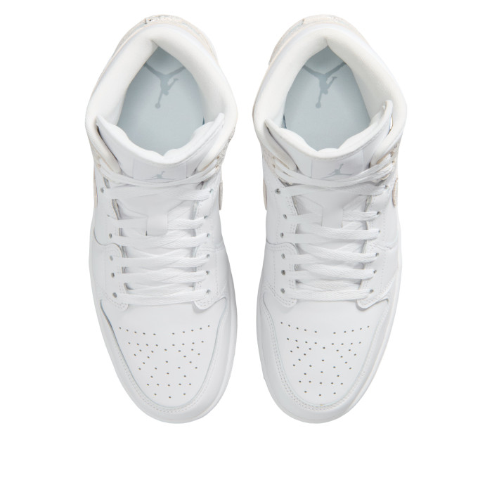 Air Jordan 1 Mid SE White Field Silver - мужская сетка размеров Air Jordan 1 Mid SE White Field Silver - мужская сетка размеров