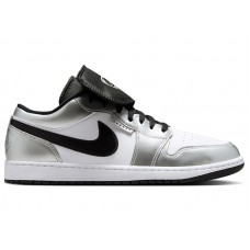 Jordan 1 Low SE Metallic Silver Tiempo