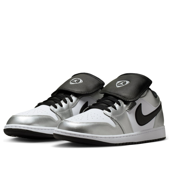 Air Jordan 1 Tiempo Low Metallic Silver - мужская сетка размеров Air Jordan 1 Tiempo Low Metallic Silver - мужская сетка размеров
