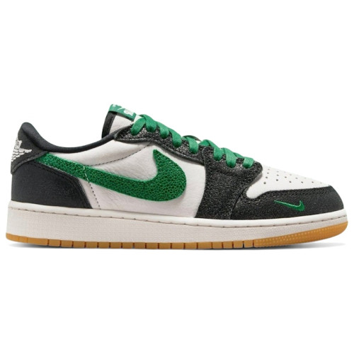 Air Jordan 1 Retro Low OG GS Phantom Pine Green - подростковая сетка размеров