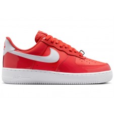 Женские Nike Air Force 1 Low 07 Patent Light Crimson White (W)