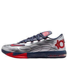 Nike KD 6 PSG Paris Saint-Germain Metallic Silver Navy