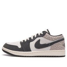 Jordan 1 Low SE Sail Deep Pewter Elephent Print