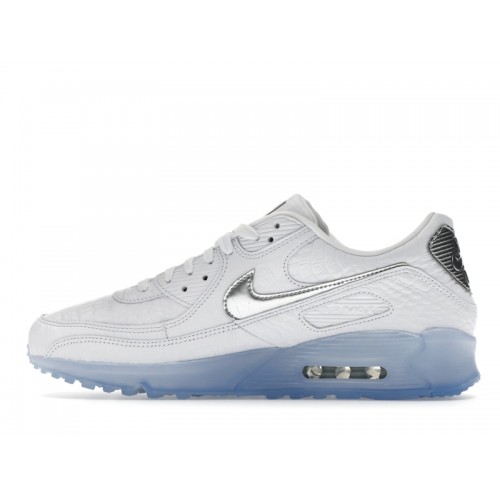 Nike Air Max Terrascape 90 White Blue Tint Pure Platinum - мужская сетка размеров