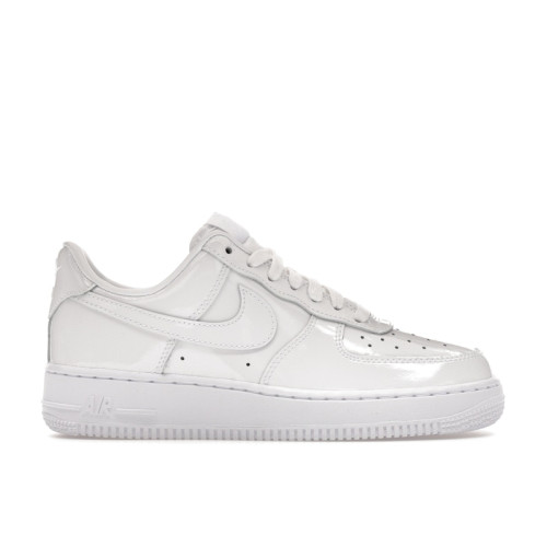 Nike Air Force 1 Low Patent Leather Premium White - мужская сетка размеров