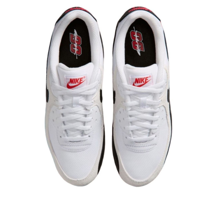 Nike Air Max 90 White Black - мужская сетка размеров Nike Air Max 90 White Black - мужская сетка размеров