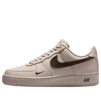 Nike Air Force 1 Low 07 Carbon Fiber Swoosh College Grey Newsprint