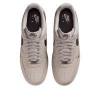 Nike Air Force 1 Low 07 Carbon Fiber Swoosh College Grey Newsprint