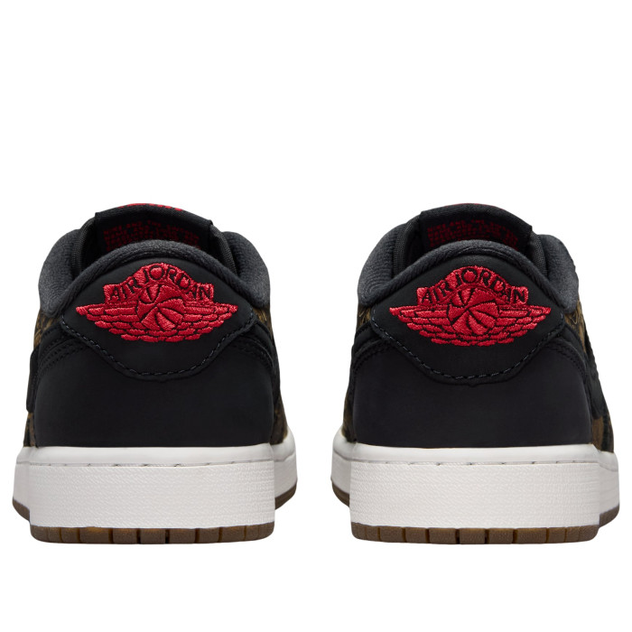 Jordan 1 Retro Low OG Laser Black University Red (GS) - подростковая сетка размеров Jordan 1 Retro Low OG Laser Black University Red (GS) - подростковая сетка размеров