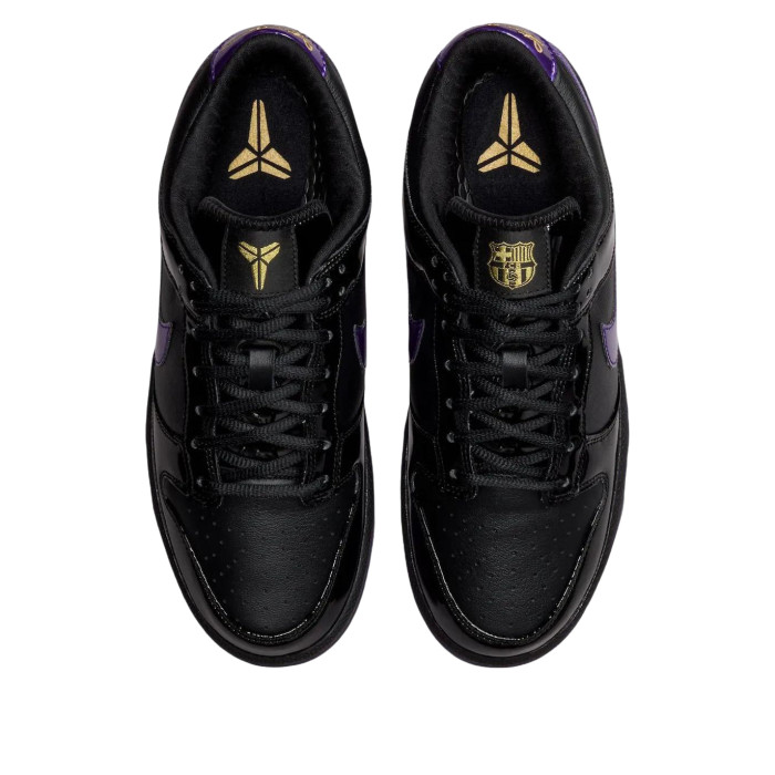 FC Barcelona x Nike Kobe Dunk Low Protro Black Field Purple - мужская сетка размеров FC Barcelona x Nike Kobe Dunk Low Protro Black Field Purple - мужская сетка размеров