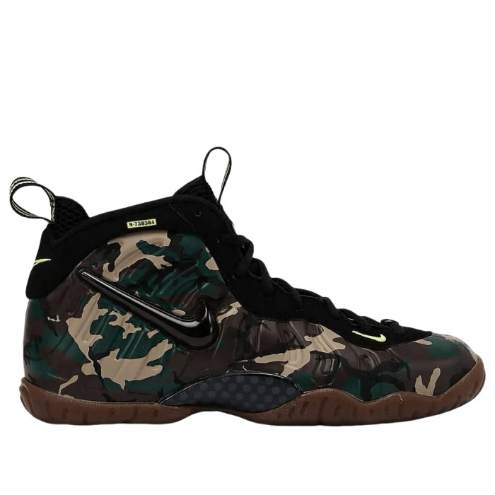 Nike Little Posite Pro PRM GS Green Camo - подростковая сетка размеров Nike Little Posite Pro PRM GS Green Camo - подростковая сетка размеров
