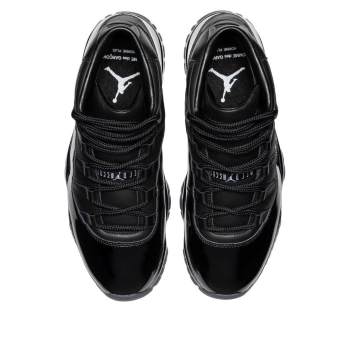 Comme des Garçons x Air Jordan 11 Retro Black - мужская сетка размеров Comme des Garçons x Air Jordan 11 Retro Black - мужская сетка размеров