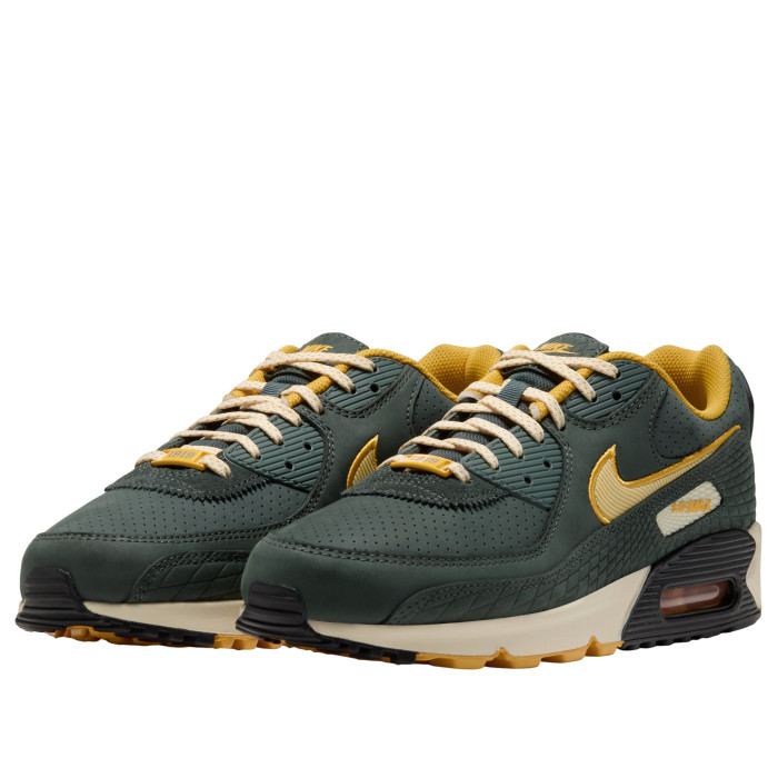 NFL x Nike Air Max 90 Green Bay Packers - мужская сетка размеров NFL x Nike Air Max 90 Green Bay Packers - мужская сетка размеров