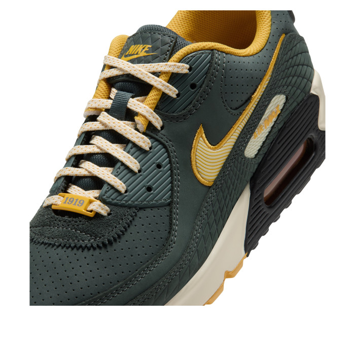 NFL x Nike Air Max 90 Green Bay Packers - мужская сетка размеров NFL x Nike Air Max 90 Green Bay Packers - мужская сетка размеров
