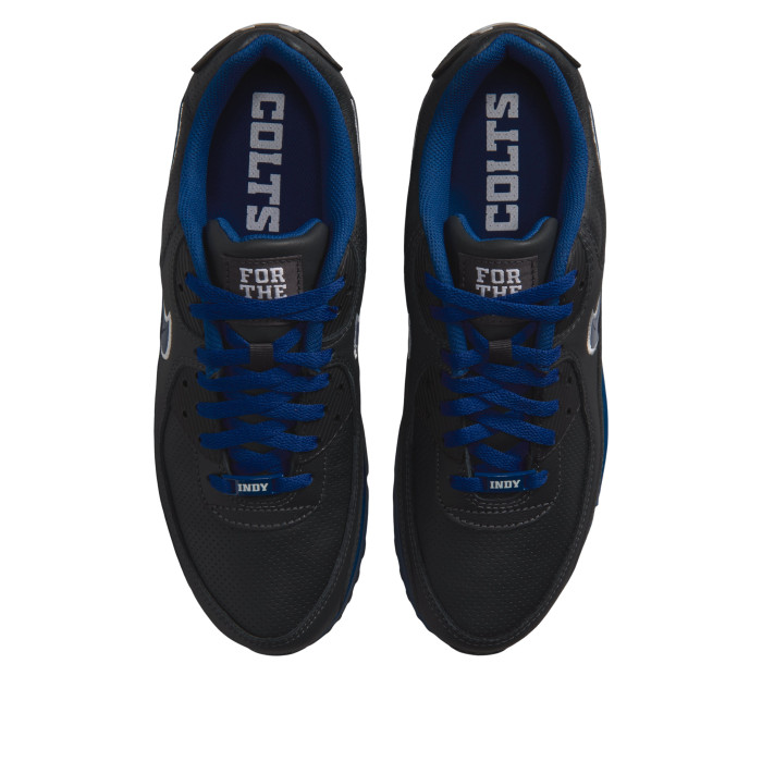 NFL x Nike Air Max 90 Indianapolis Colts - мужская сетка размеров NFL x Nike Air Max 90 Indianapolis Colts - мужская сетка размеров
