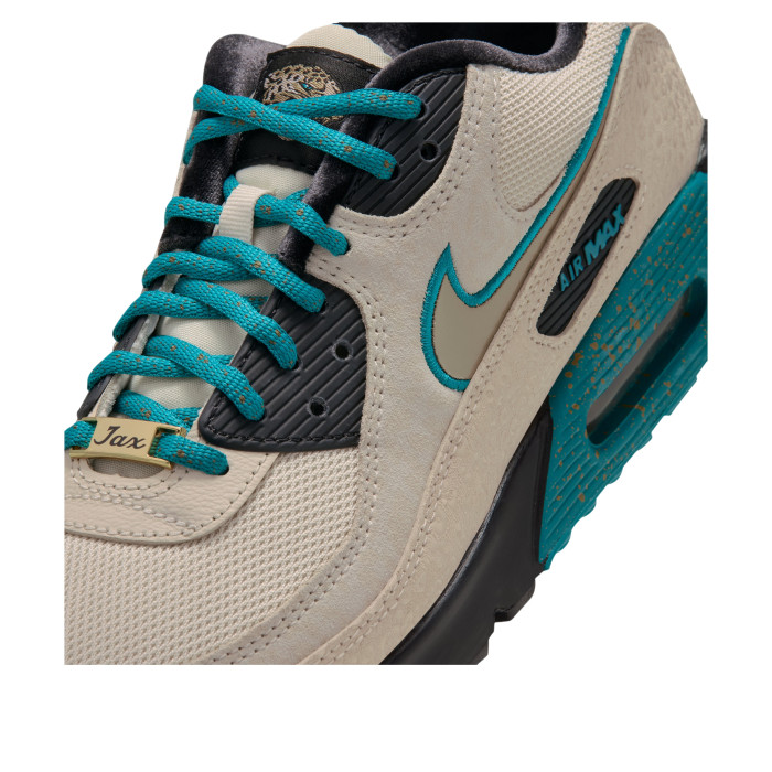 NFL x Nike Air Max 90 Jacksonville Jaguars - мужская сетка размеров NFL x Nike Air Max 90 Jacksonville Jaguars - мужская сетка размеров