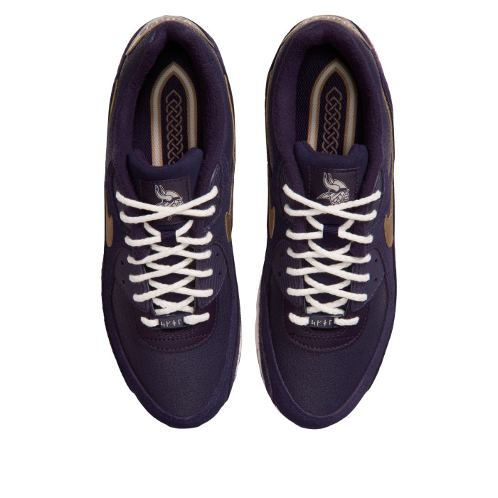 NFL x Nike Air Max 90 Minnesota Vikings - мужская сетка размеров NFL x Nike Air Max 90 Minnesota Vikings - мужская сетка размеров